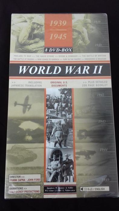 Segunda Guerra Mundial - World War II - 1939/1945 - 8 DVDs box