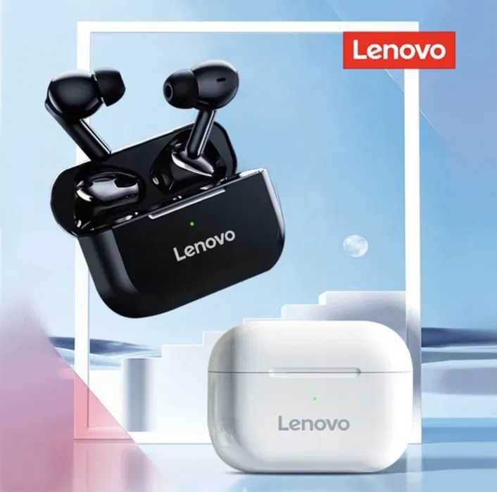 Bezprzewodowe słuchawki Lenovo! Białe / Czarne