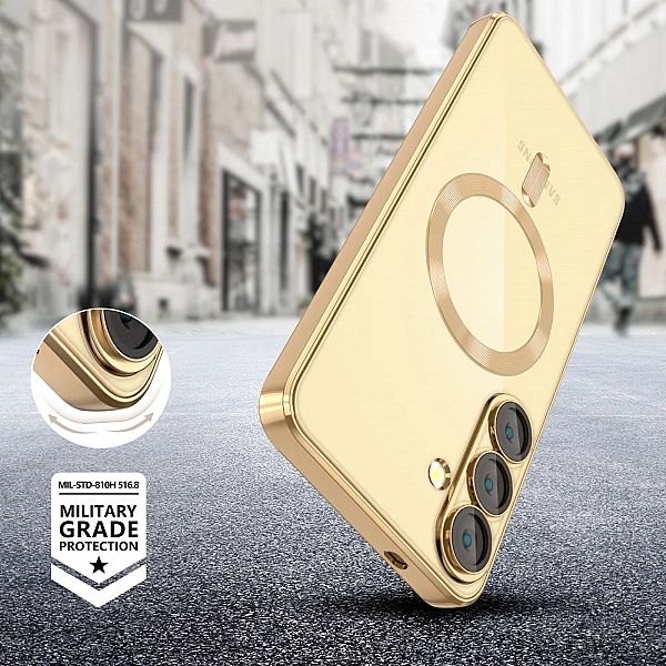 Tech-Protect Magflex Magsafe Galaxy S25+ Plus Shiny Gold