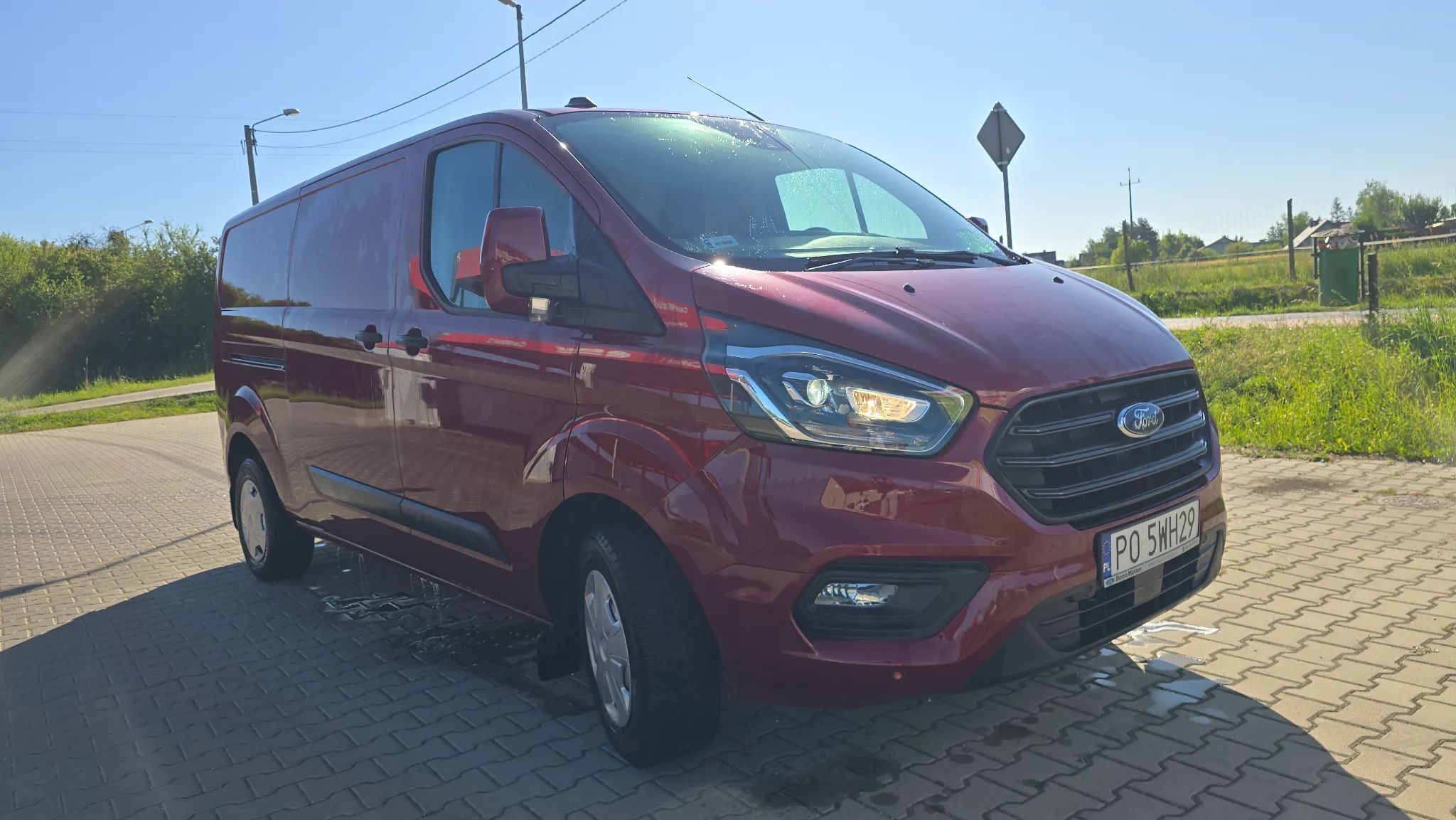 Ford Transit Custom MCA 2.0 New EcoBlue 170 KM M6 Trend Van 300 L2  Ford Transit Custom L2H1 - 170 KM - I właściciel FV23% BEZWYPADKOWY