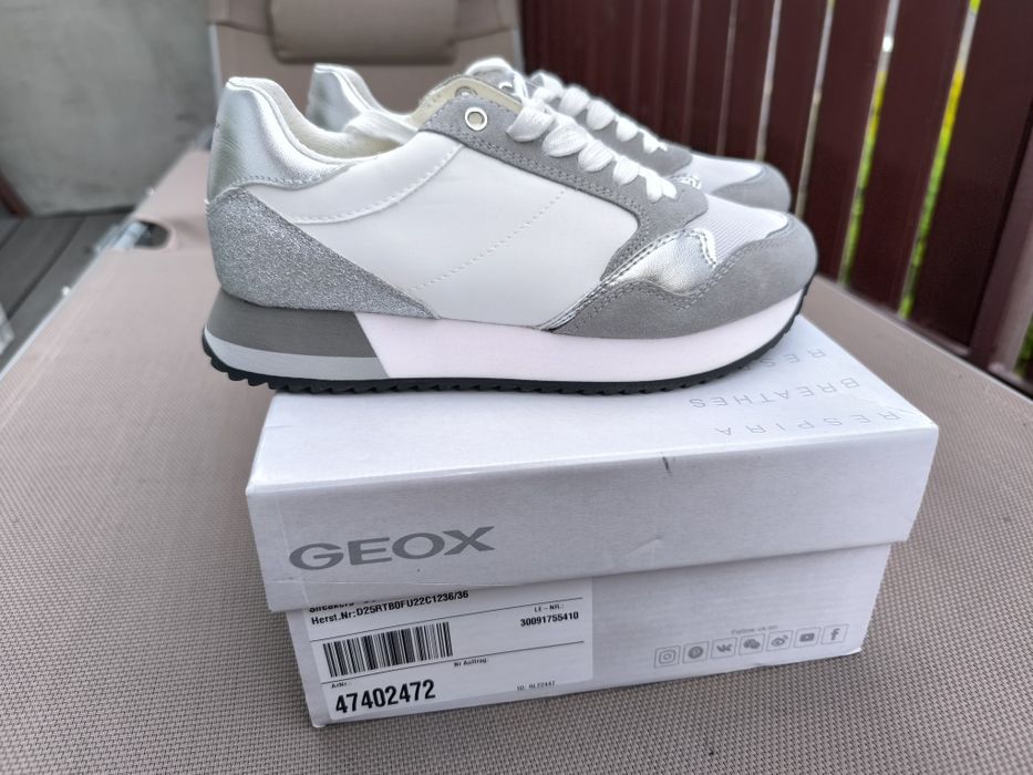 Sneakersy Geox 36, skórzane