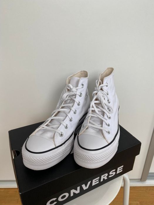 Converse Lift platform white r.40 nowe