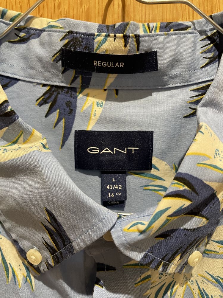 Camisa manga curta Gant L