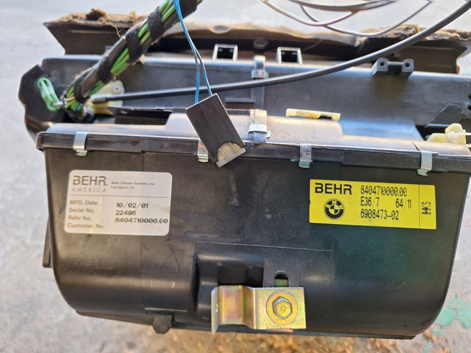 Nagrzewnica BMW Z3 E30 wersja z klimatyzacją