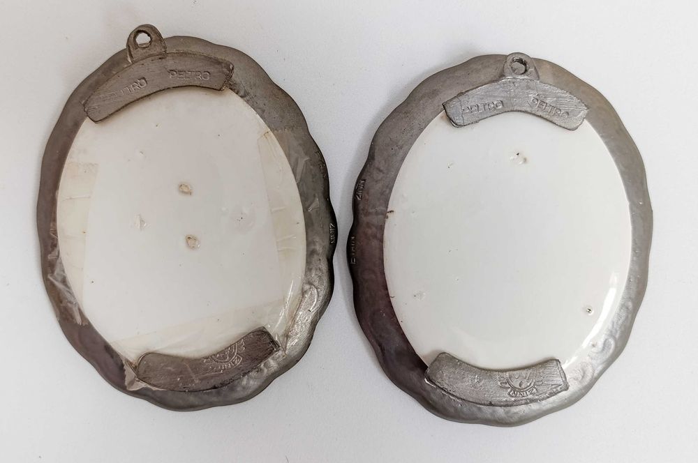 Par de Placas em Cerâmica