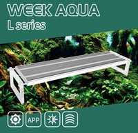 Calha led WeekAqua L600 RGB+UV para aquario plantado