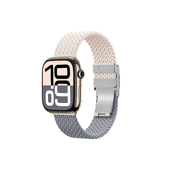 Zestaw 2 pasków AMAZINGTHING Blend Band do Apple Watch 42mm - różowo-s