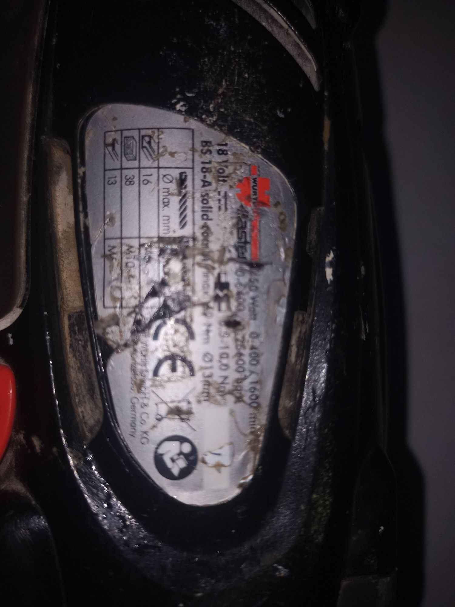wurth bs 18a solid combi (milwaukee)18v аккумуляторна ударна дрель імп