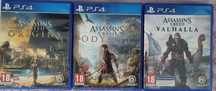 Assassin's Creed Origins, Odyssey i Valhalla