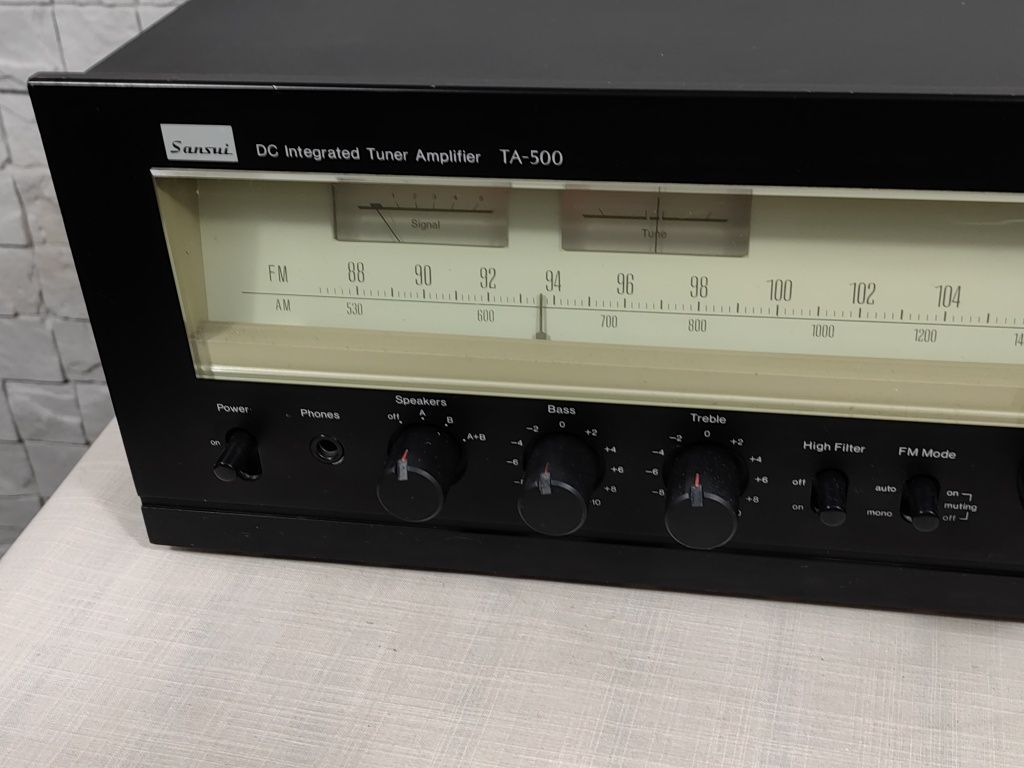 Sansui TA-500 wysokiej klasy analogowy amplituner FM stereo vintage