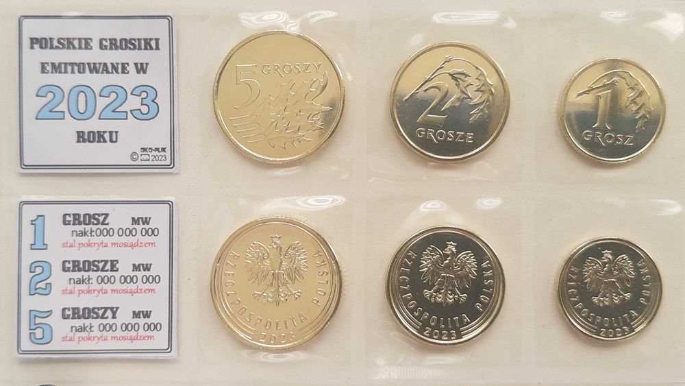 #.1, 2, 5, - 2023 sześć menniczych*