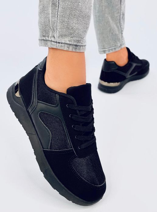 Sneakersy Damskie Leciutkie Doleh Black