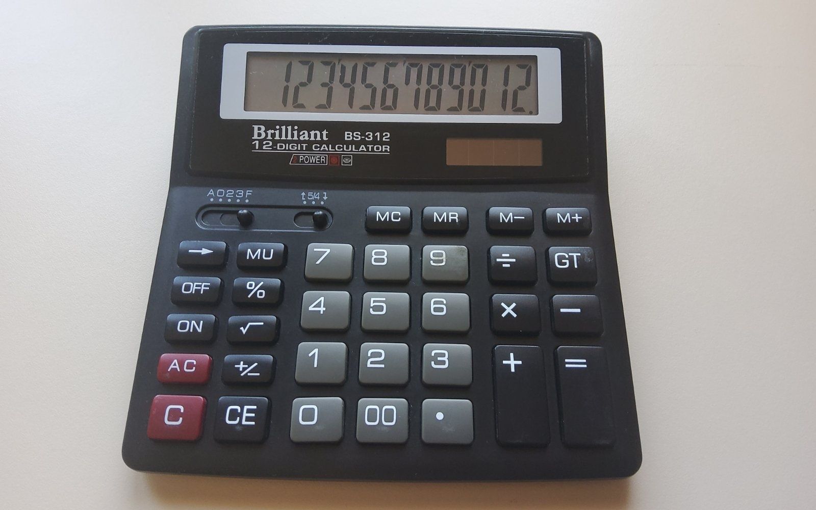 Brilliant BS-312 12-DIGIT Электронный калькулятор бухгалтерский
