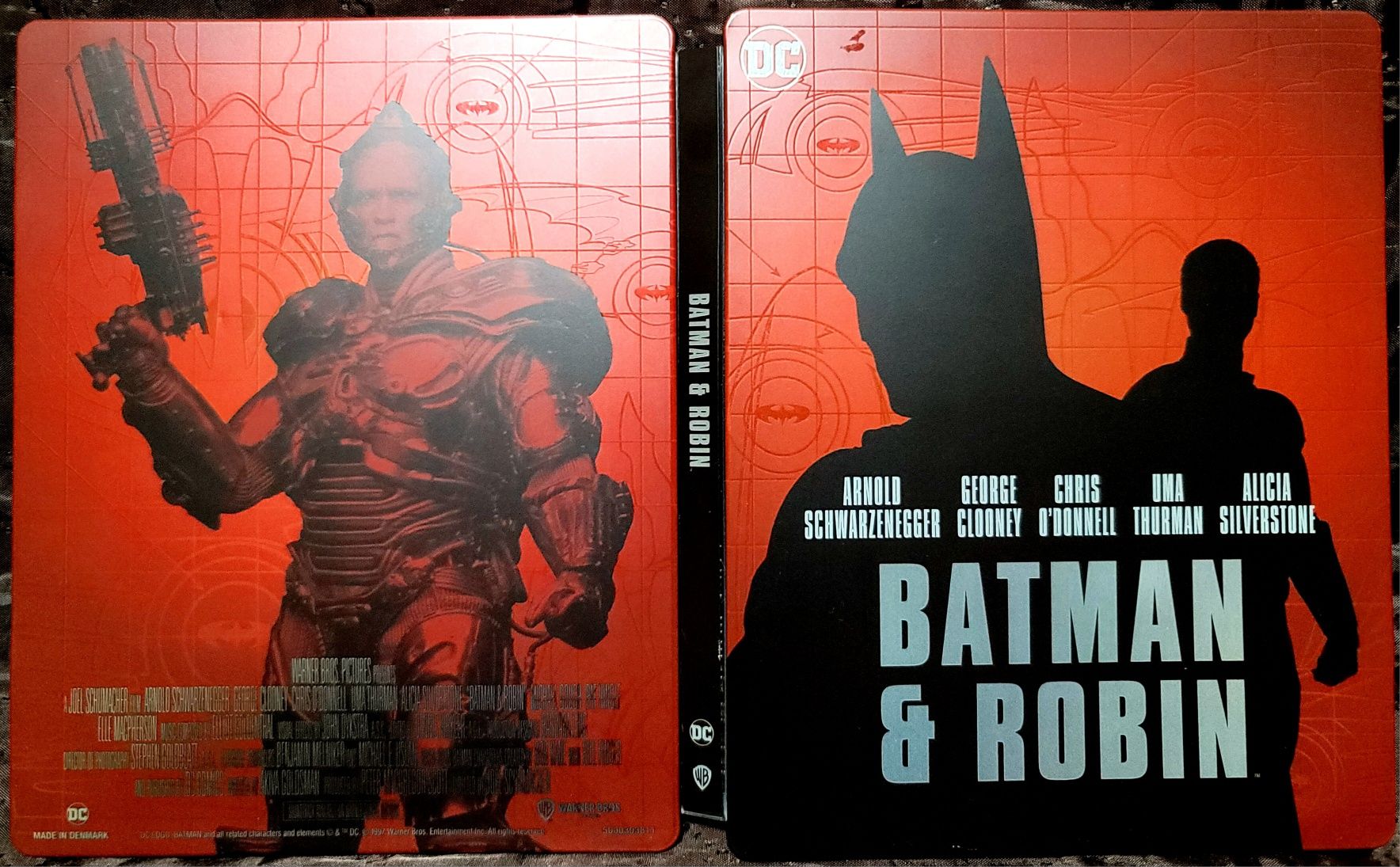 Фильмы по вселенной Бэтмен (Batman) в Steelbook Blu Ray