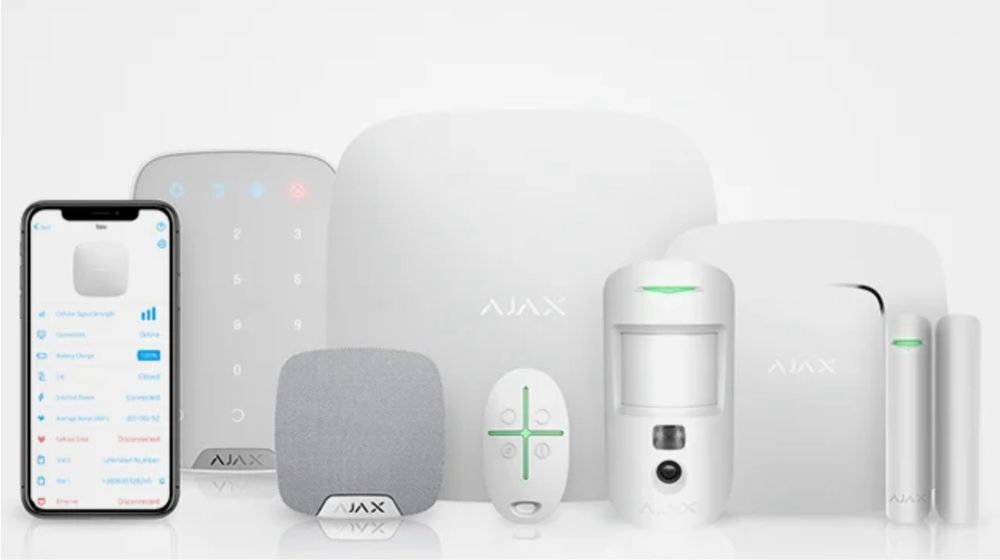 Instalação de alarmes Ajax