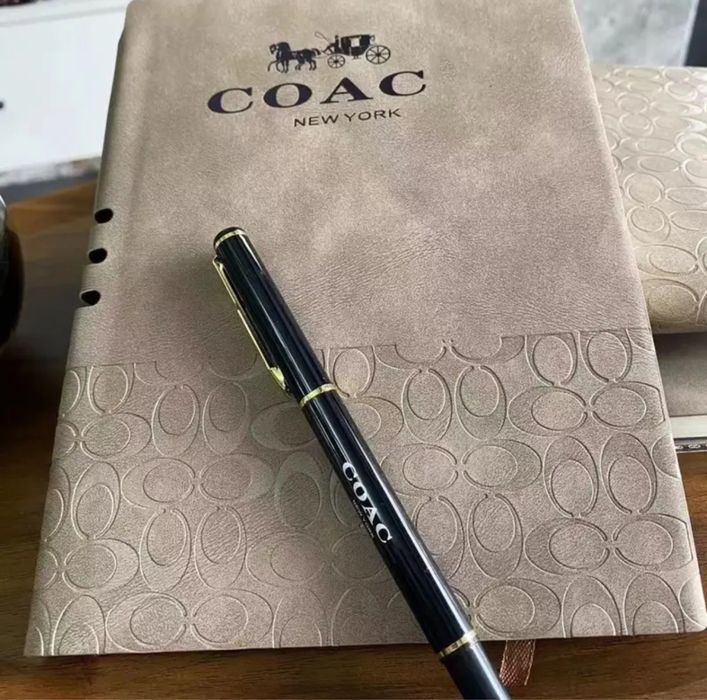 Блокнот з ручкою coach