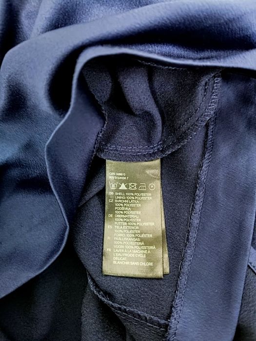 Granatowa letnia sukienka damska H&M rozmiar M