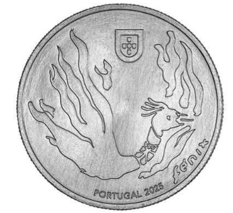Moeda 5€ Fenix Heróis e Criaturas da Mitologia 2025
