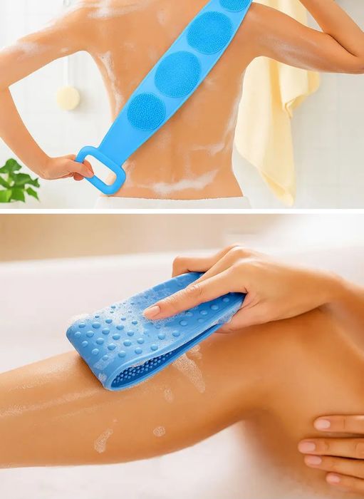 Silikonowa skrobaczka/szczotka do masażu i mycia