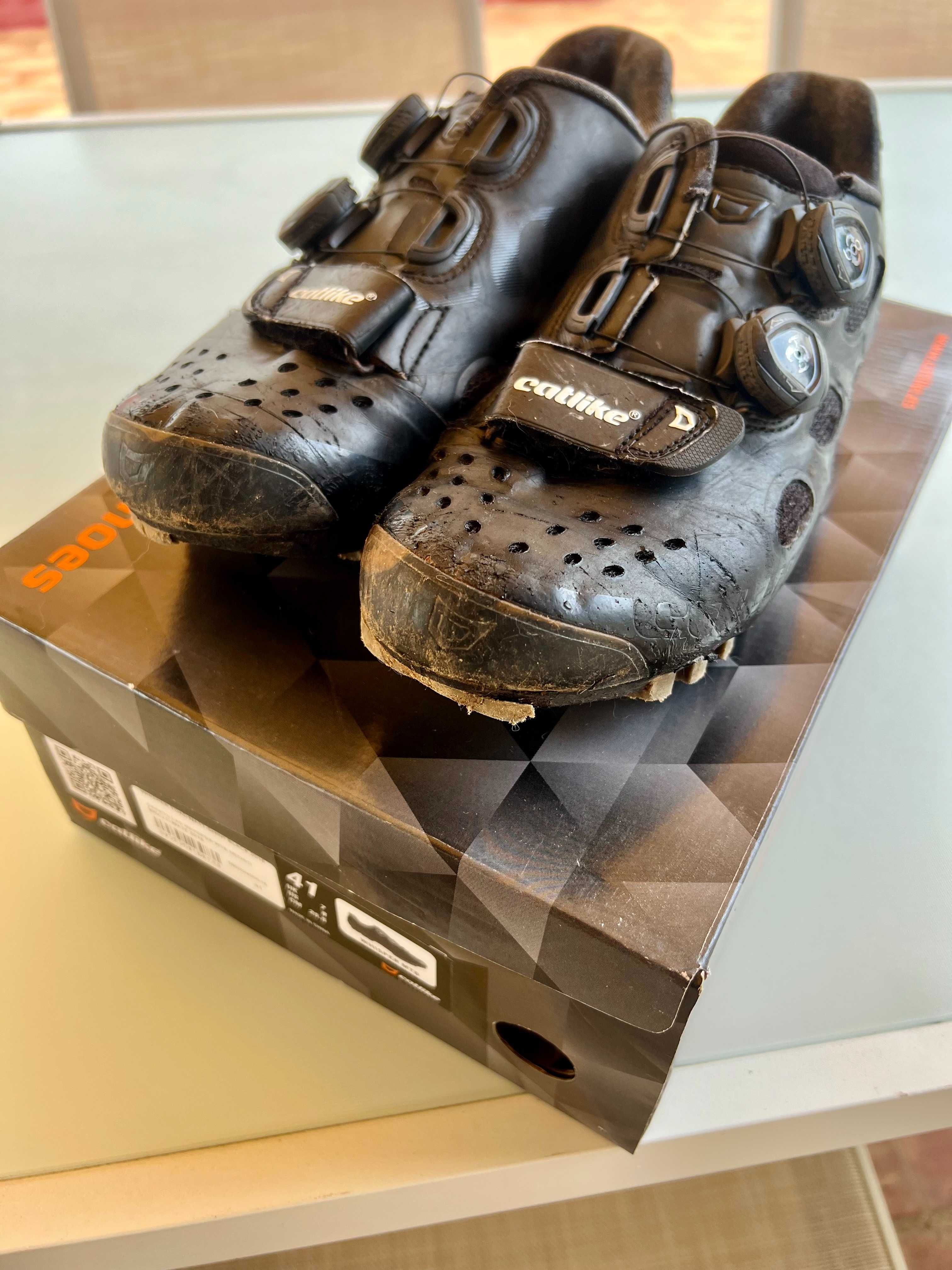 Sapatos Encaixe Ciclismo Estrada e BTT Usados