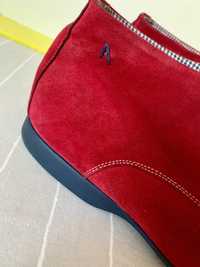 Angel Infantes Испания стильные замш муж туфли Р 42 стелька 27,5 см