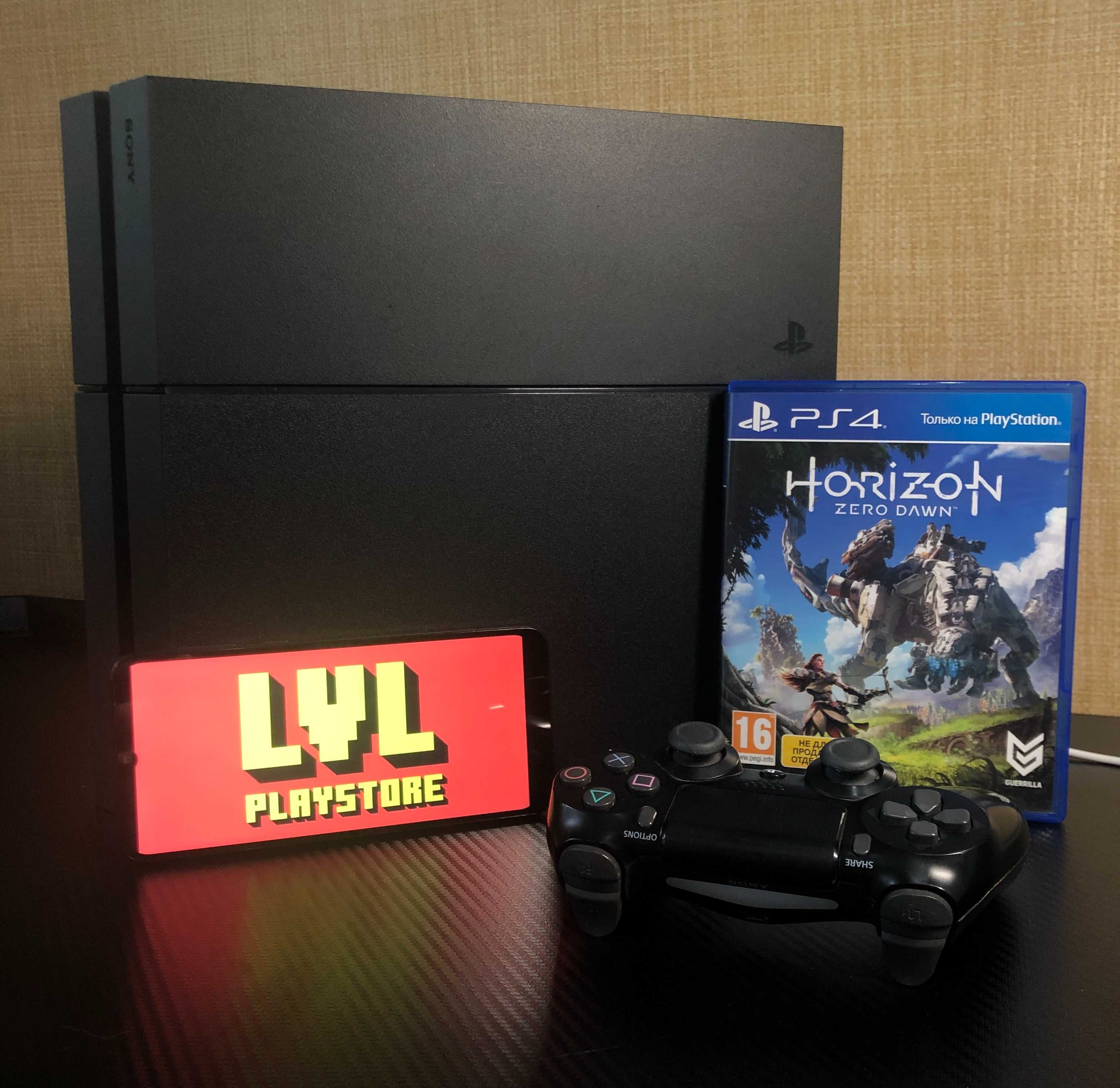 Playstation 4 FAT 500GB (PS4) + Диск Horizon у подарунок