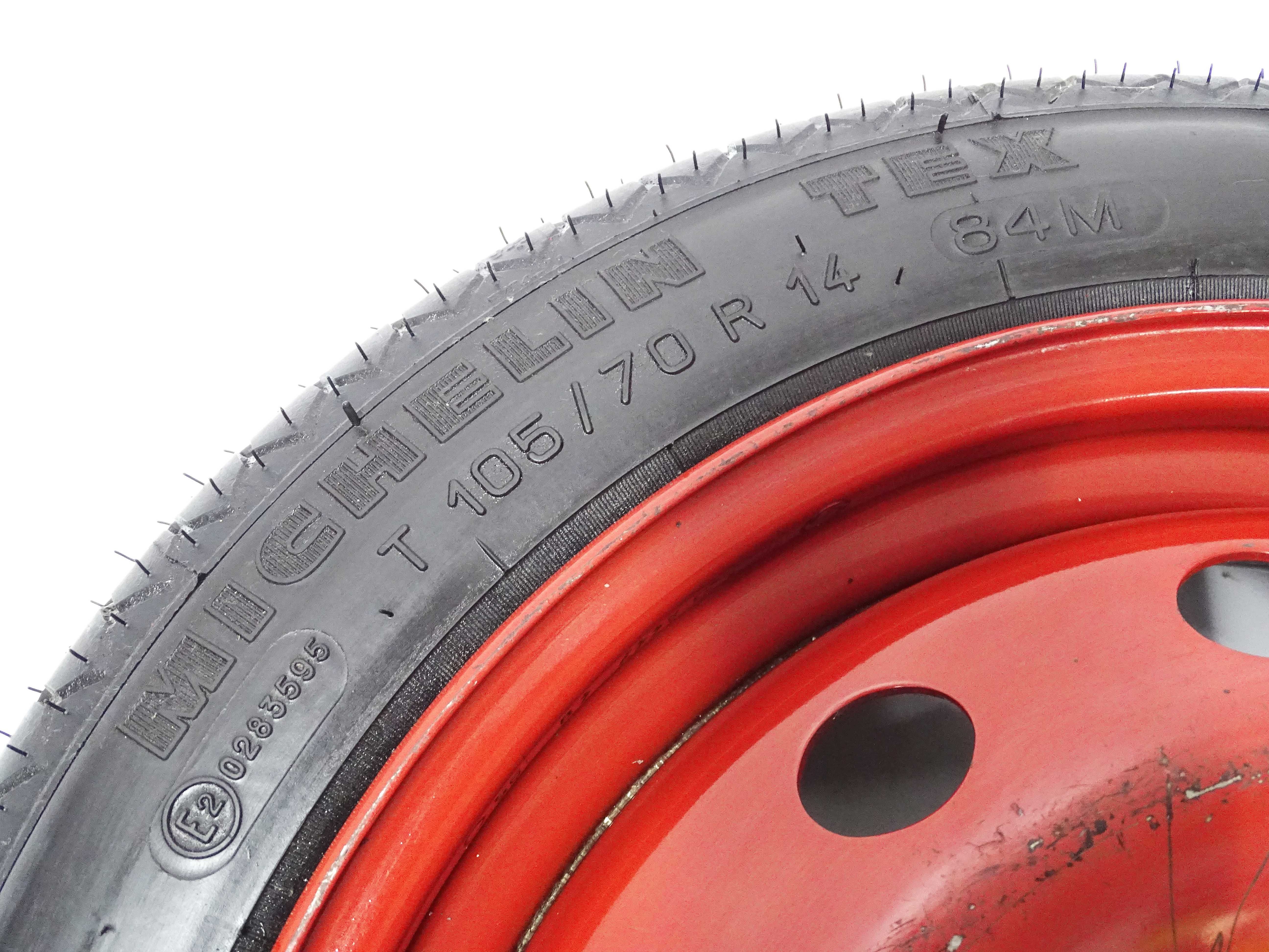 Koło dojazdowe zapasowe 4.00Bx14 4x98 ET43 Fiat Punto 105/70R14