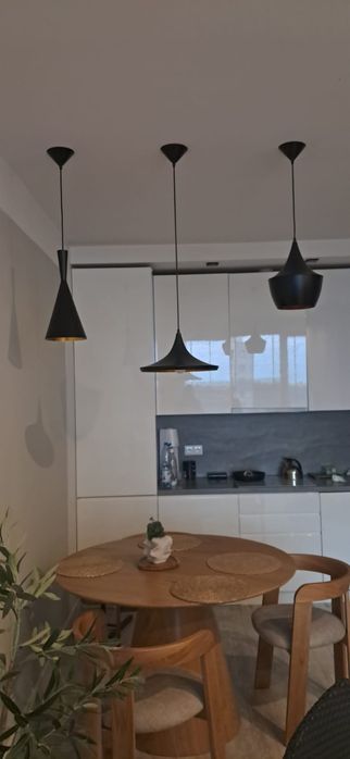 Lampy 3 szt czarne