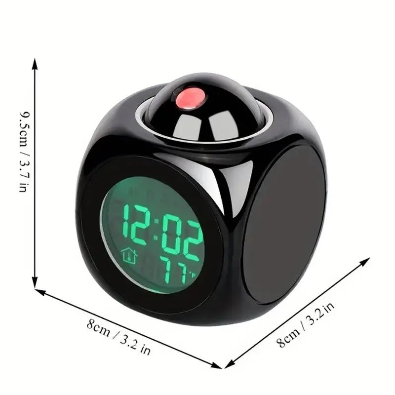 USB LED Часы кубик с термометром и голосовым управлением