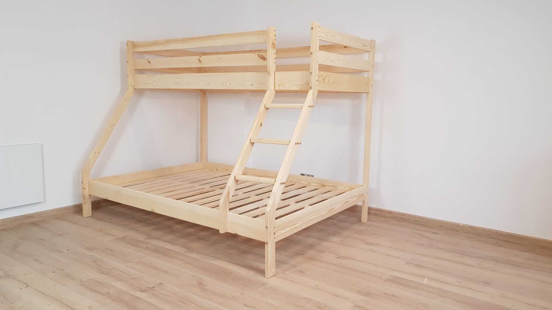 Łóżko piętrowe pod materac 90x200 i 140x200