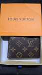 Brązowy portfel Louis Vuitton