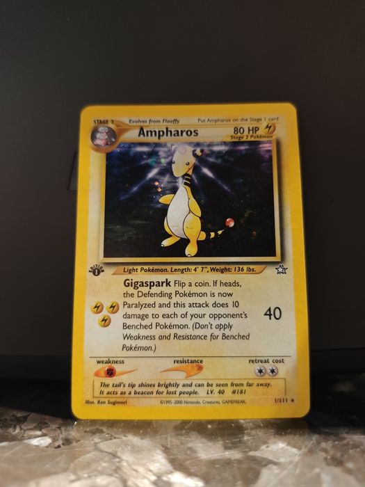 Karty holo 1st edition ! Unikaty neo Genesis pokemon