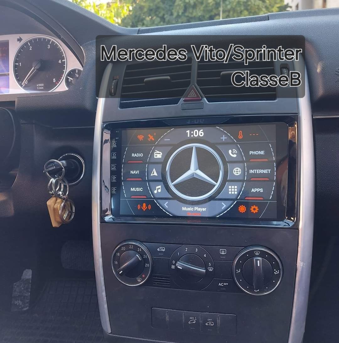 Rádio Mercedes Vito/Sprinter/Viano/Classe B (Novo)