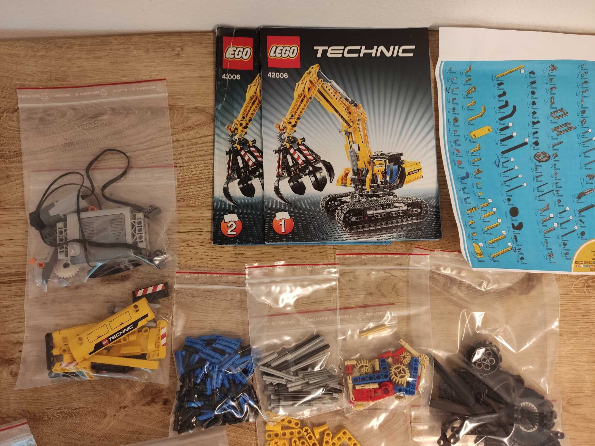 LEGO ® Technic ® 42006 + 8293, koparka plus zestaw Power Functions