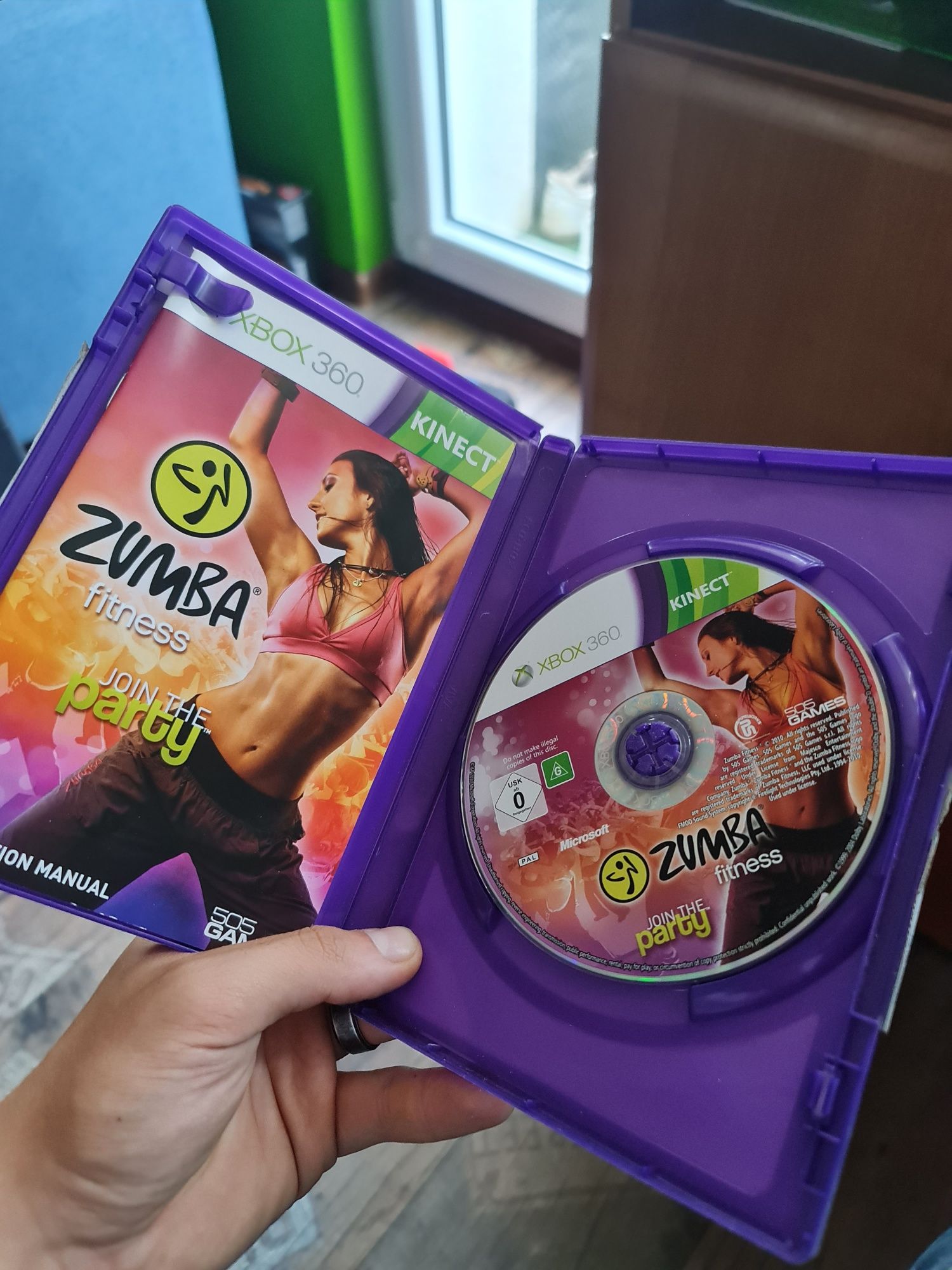 Zumba fitness join the Party xbox 360 kinect taniec 1-4 pleyers x360