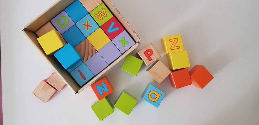 Smiki klocki z literkami, 30 elementów
