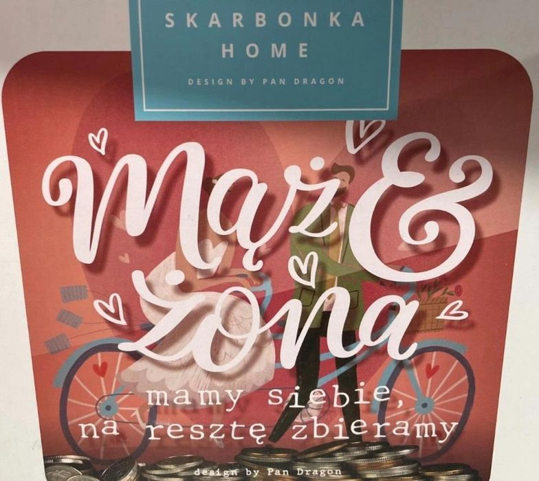 Skarbonka Home-Ślub 6 oprawa: pudełko