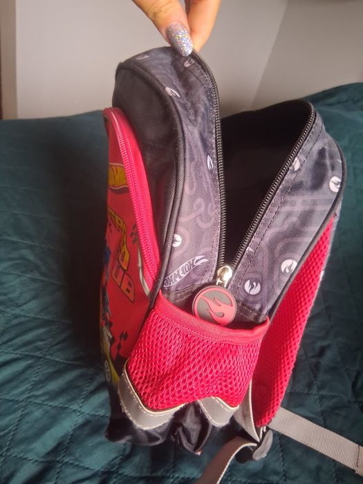 Plecak dziecięcy do przedszkola hot wheels, 2 komory