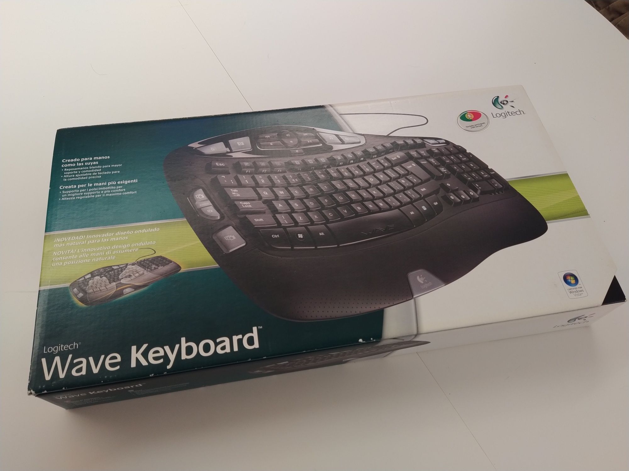 Teclado wave da Logitech