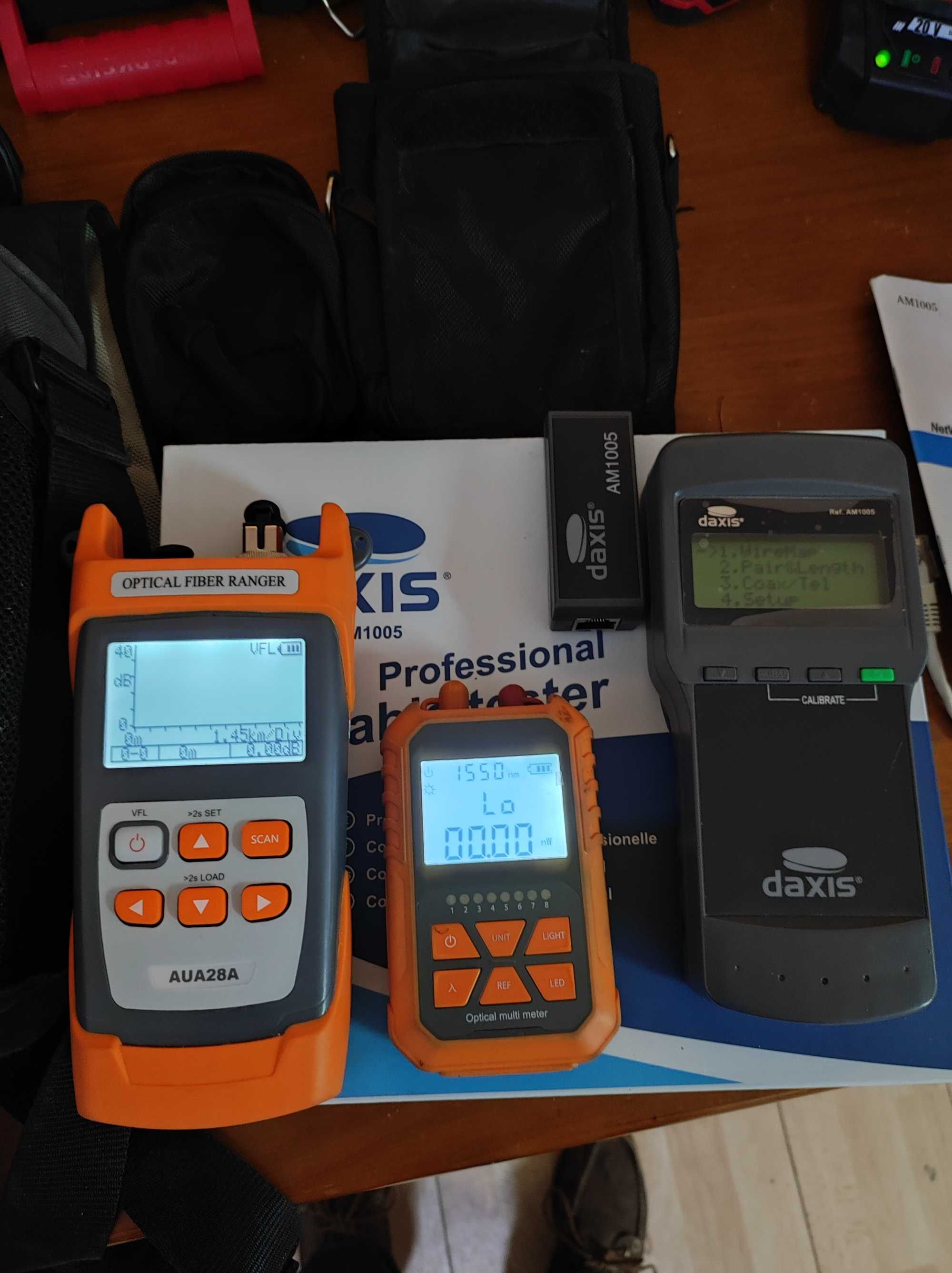 OTDR, Power Meter e tester UTP Daxis