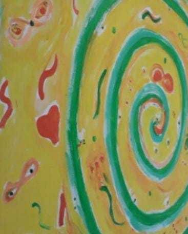 Inspiração Espiral Verde