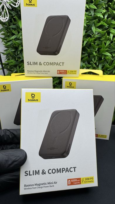 Оригінальний повербанк Базеус 6000 mAh 20w базеус powerbank зарядка