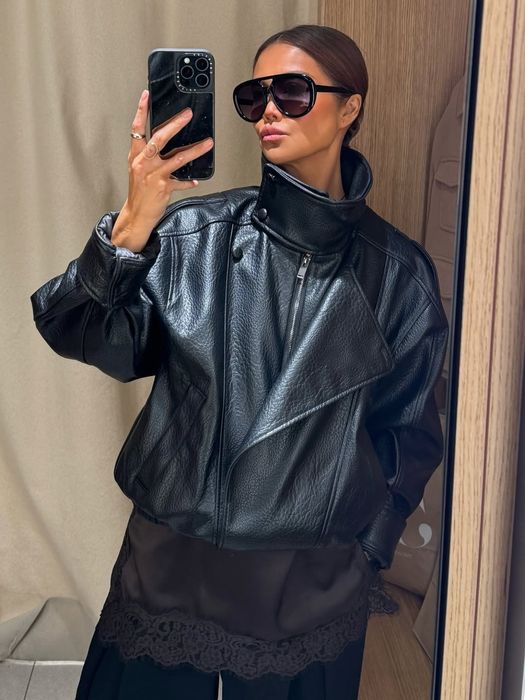 Шкірянка куртка косуха Zara Зара - 4391/872