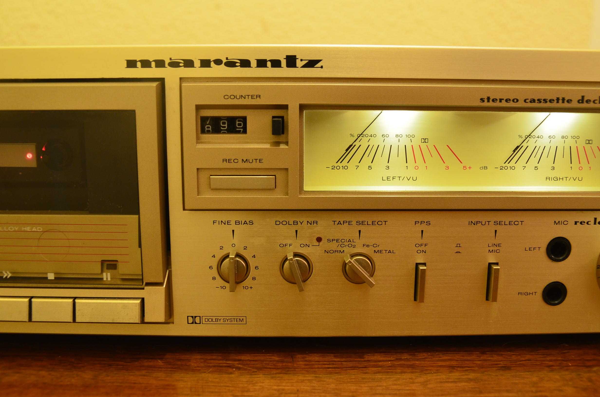 Leitor/ gravador de cassetes Marantz SD 2030