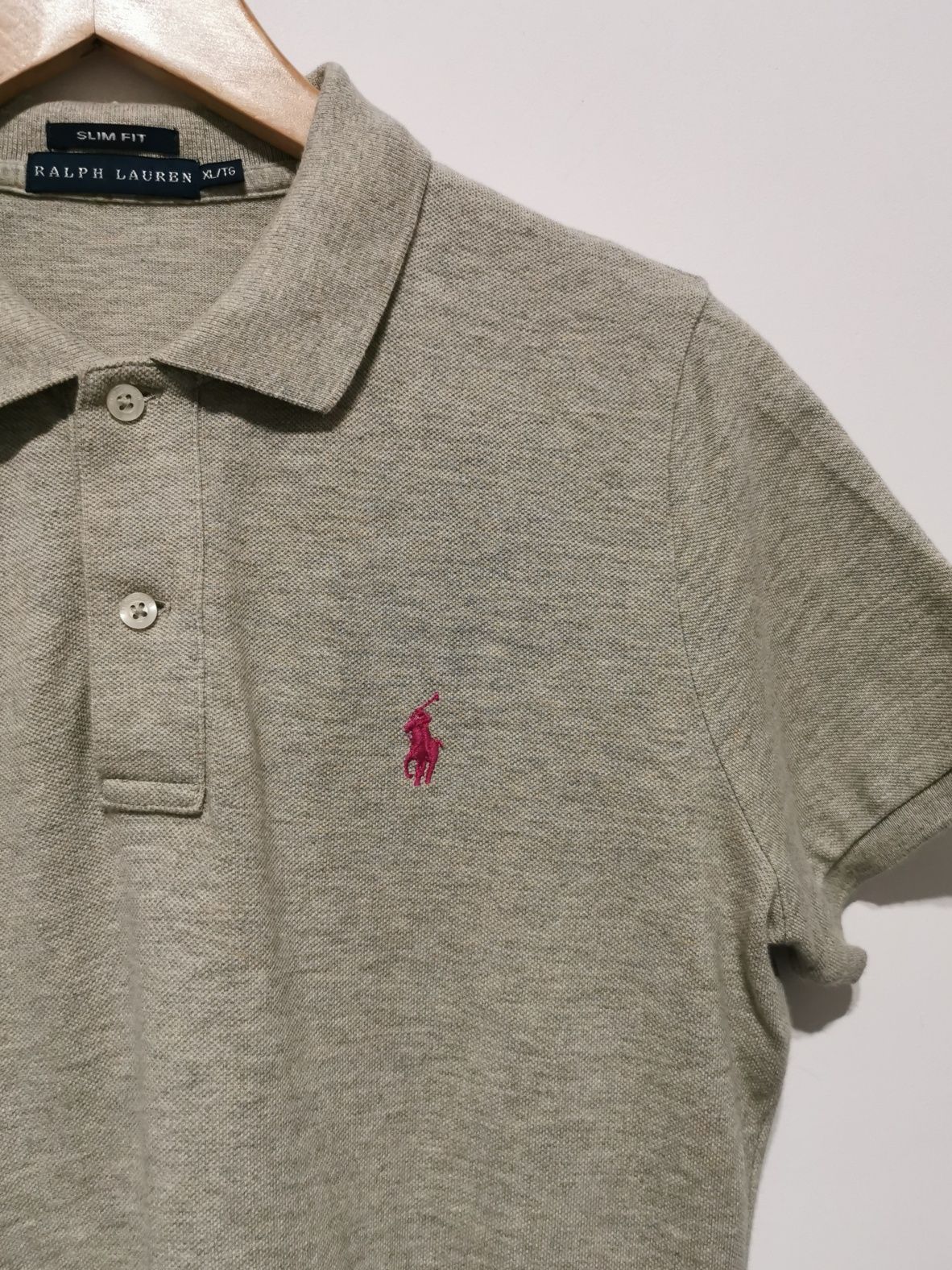 Ralph Lauren polo t-shirt koszulka krótki rękaw sportowa logowana XL