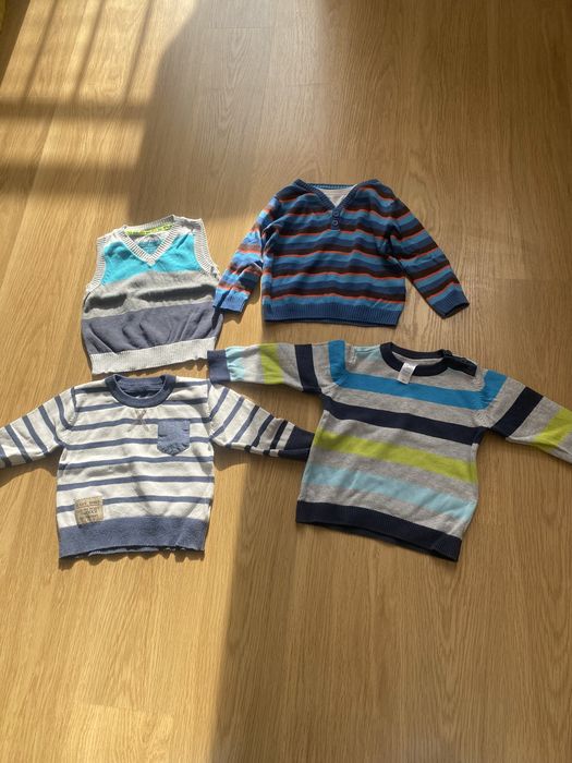 Sweterki dla chłopca rozmiar 80