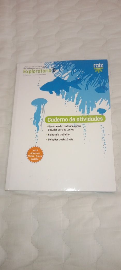 Cadernos de atividades do 8°ano