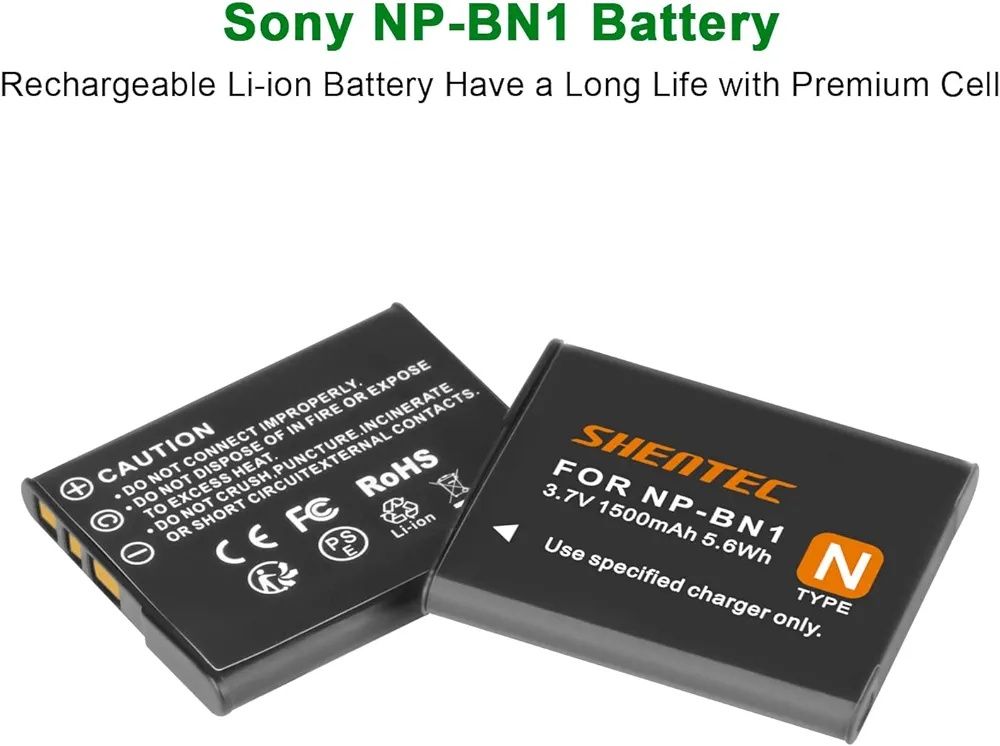 Ładowarka i 2 baterie Sony NP-BN1