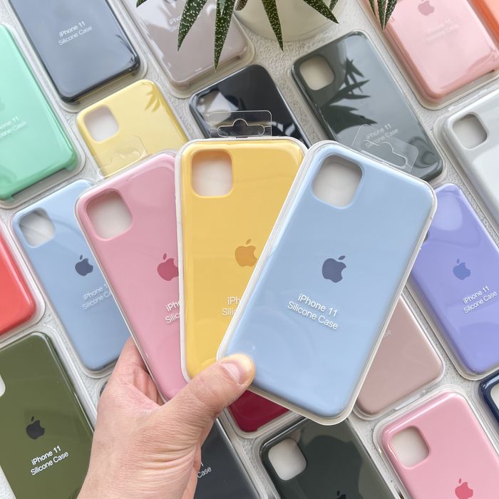Чохол Silicone case для iPhone 11 та інші моделі | Чехол на Айфон 11