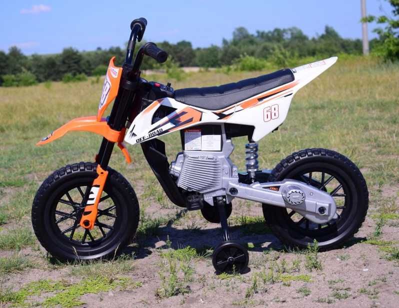 Motocykl CROSS KTM Enduro OFFROAD Elektryczny Auto AKUMULATOR 2 DZIECI